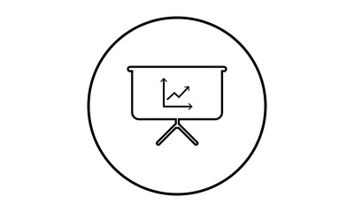 Bill Board Outline Vector Icon Design