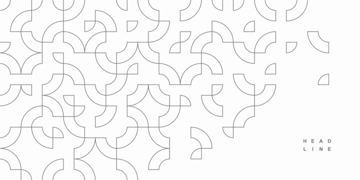 Abstract geometric technological background. Vector creative design.
