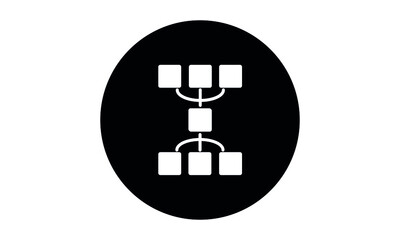 Teamwork Icon. Black on White Background With Shadow. Vector Illustration.