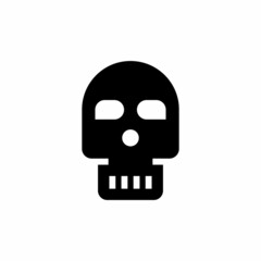 SKULL OF DEATH icon in vector. Logotype