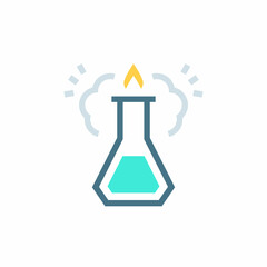 CHEMICAL REACTION icon in vector. Logotype