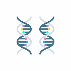 DNA icon in vector. Logotype