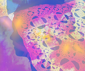 background with flowers