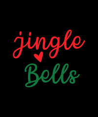 Jingle bells christmas t shirt design