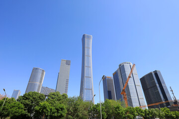 Obraz premium Beijing urban architectural scenery, China