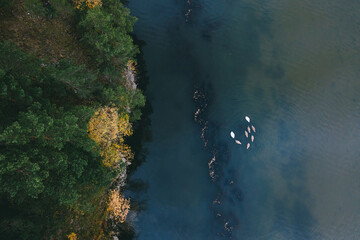 Colorful autumn landscape of Slovakia