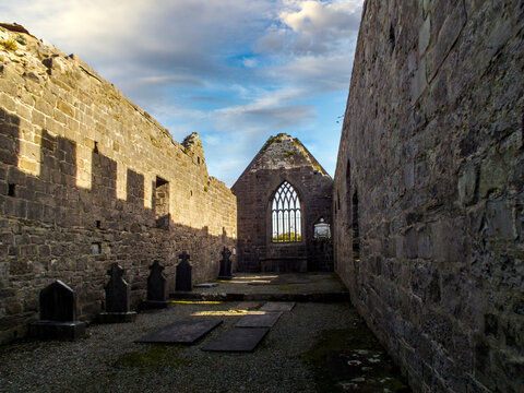Interior of the Murrisk Abbey
