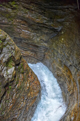 Raggaschlucht, Ragga Schlucht, Wildbach, Schlucht, Klamm, Mölltal, Flattach, Kärnten,...