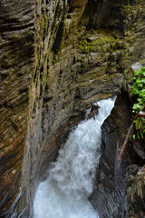 Raggaschlucht, Ragga Schlucht, Wildbach, Schlucht, Klamm, Mölltal, Flattach, Kärnten,...