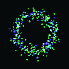 Heart burst. Frame love. Love vector illustration.