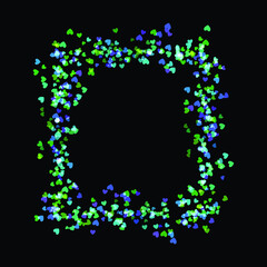 Heart burst. Frame love. Love vector illustration.