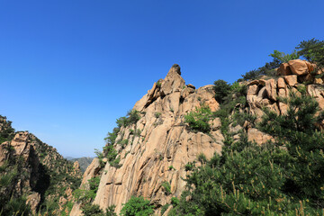 Fototapeta na wymiar Mountain natural environment, North China