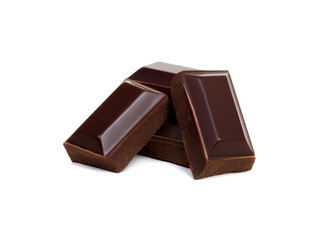 Chocolate isolated on white