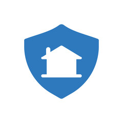Home security shield icon