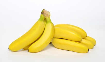 Fototapeta na wymiar Banana baby on white