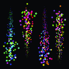 Stars burst. Star frame vector illustration. Stars element.