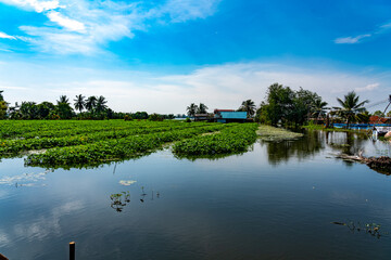 Fototapeta premium Floods, Flooded Homes, Farmland and Countryside