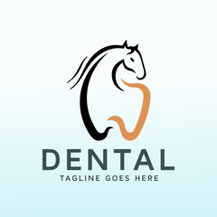 Create unique & abstract logo for Versailles Family Dentistry horse icon
