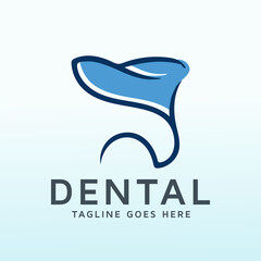 Female dentist elevating our logo