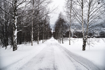 road winter Norway