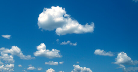 blue sky High angle air background