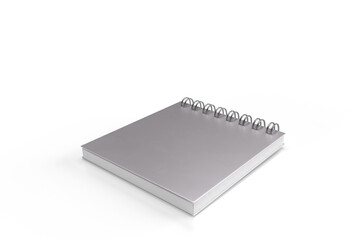 Notebook isolated on white
