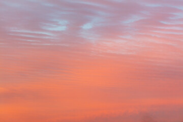 Colorful clouds in the sky
