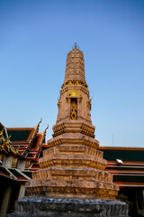 Beautiful photo of Wat Pho Temple, Bangkok City taken in thailand
