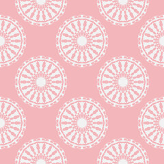 The geometric pattern with lines ,Tints of Pink Seamless pattern, Vector Seamless pattern. Repeating geometric, Seamless floral pattern.