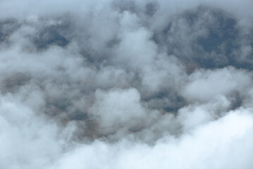 mountain, clouds, landscape, cloud, sky, nature, mountains, fog, snow, view, travel, hill, peak, rock, mist, forest, high, skies, water, green, summer, weather, alps, tree, volcano