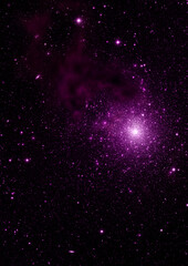 Small part of an infinite star field