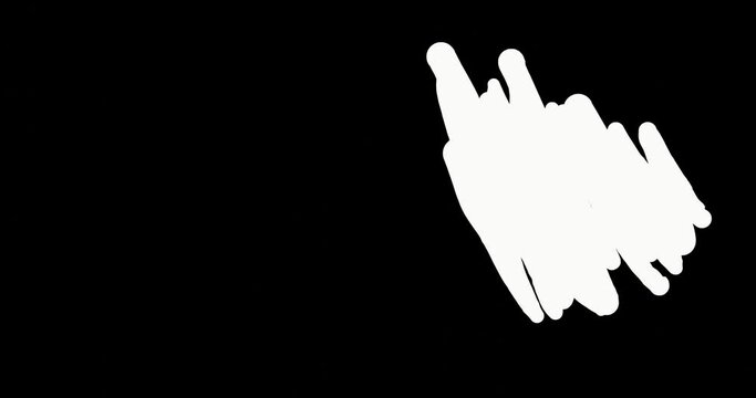 paint brush frame overlay matte reveal transitions mask template black and white color motion graphic 2d animation