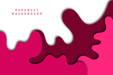 Papercut background| abstract background| Papercut pattern template