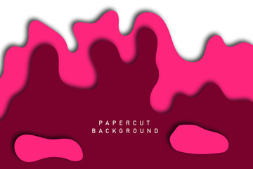 Papercut background| abstract background| Papercut pattern template