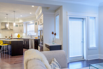 Interior design of a luxury living room