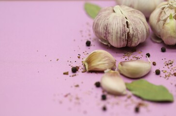 garlic and pepper
