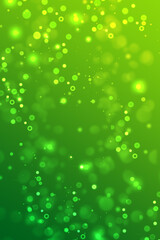 background with bokeh, abstract green background for design. green background with lights.