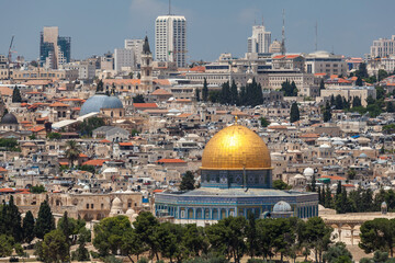 Nice panorama of the city of Jerusalem