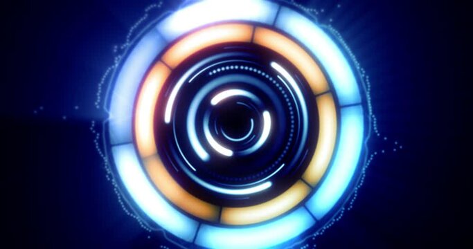 Concept technology hud animation background