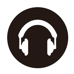 head set icon vector design