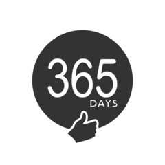 365 days message symbol