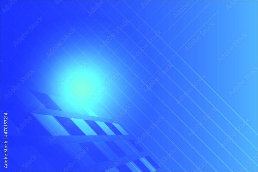 Aufkleber abstract blue technology background with perspective line and element. network and technology templa