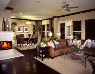 House Living room Interior Design of Home
