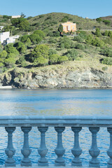 Barandilla de paisaje costero