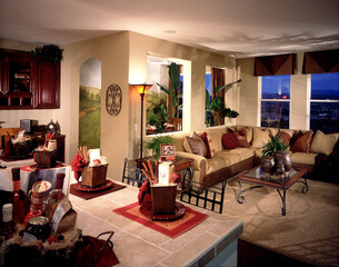 House Living room Interior Design of Home