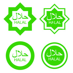 islamic halal food vector
simple and elegant design
