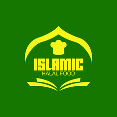 islamic halal food vector
simple and elegant design