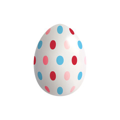 Easter Dotted Egg Composition