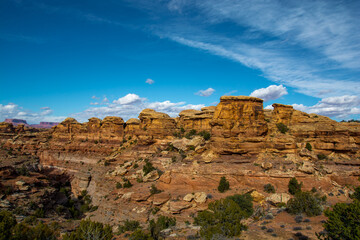 Fototapeta premium Amazing futuristic landscape in The Canyonland