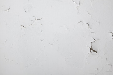 cracks on white wall, texture background